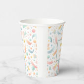 Niedlich Spaß Kinder Confetti Farbenfrohe Pastel G Pappbecher (Rechts)