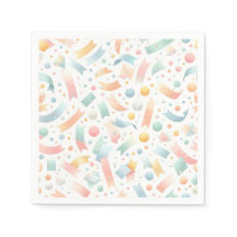 Niedlich Spaß Kinder Confetti Farbenfrohe Pastel G