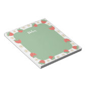 Niedlich, Spaß, modern, stilvoll, geschmackvoll, g Notizblock (angewinkelt)