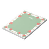 Niedlich, Spaß, modern, stilvoll, geschmackvoll, g Notizblock (Rotiert)