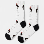 Niedlich, Spaß, Socken (Linkes Detail)