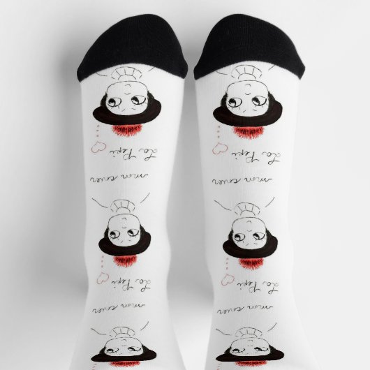 Niedlich, Spaß, Socken (Oben)