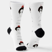Niedlich, Spaß, Socken (Gewinkelt)