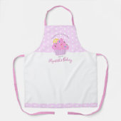 Niedlich Spaß süß Pink Kuchen Bäckerei Dessert Maß Schürze (Vorderseite)