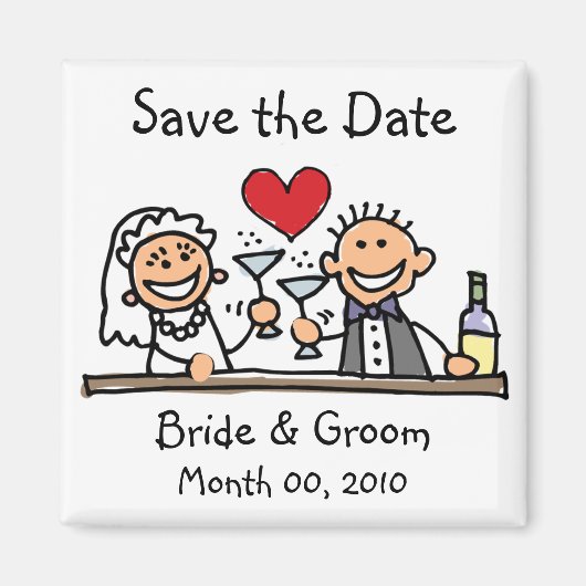 Niedlich Speichern der Datumsmagnete Magnet (Vorne)