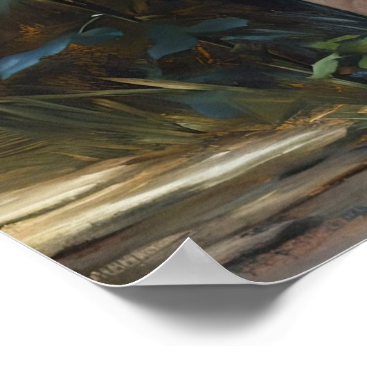 Niedlich Sphynx Cat Art Print Poster (Ecke)