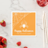 Niedlich Spider Happy Halloween Serviette (Beispiel)