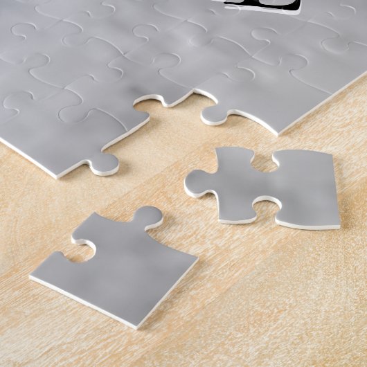 Niedlich Spider Inspiration Zitat Monogram auf gra Puzzle (Seite)