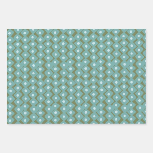 Niedlich spielende Abstrakte geometrische Formen A Geschenkpapier Set (Vorderseite 3)