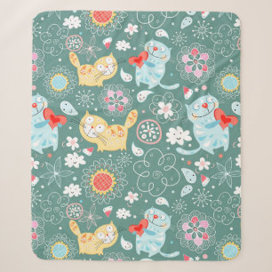Niedlich spielende Katzen Sherpadecke