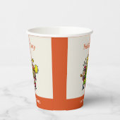 Niedlich spielerische Hand Reihenhausfeier Weihnac Pappbecher (Links)