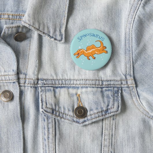 Niedlich Spinosaurus Button (Beispiel)