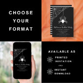 Niedlich Spirit Black & White Halloween Cocktail P Einladung