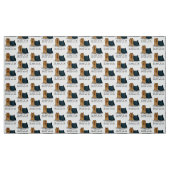 Niedlich Spoiled Rotten Yorkshire Terrier (Yorkie) Stoff (Fat Quarter (45,7 x 55,9 cm))