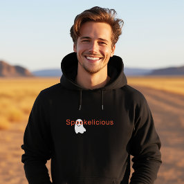 Niedlich Spookelicious Augenbrille lächelnd Geist Hoodie