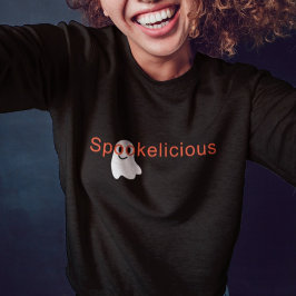 Niedlich Spookelicious Augenbrille lächelnd Geist T-Shirt