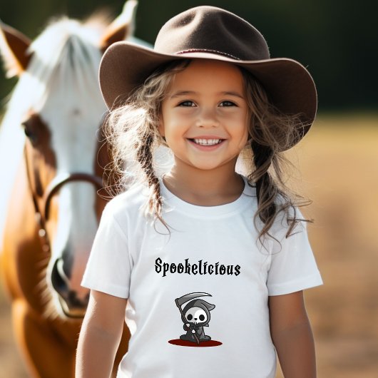 Niedlich Spookelicious Halloween Grim Sensenmann T-Shirt