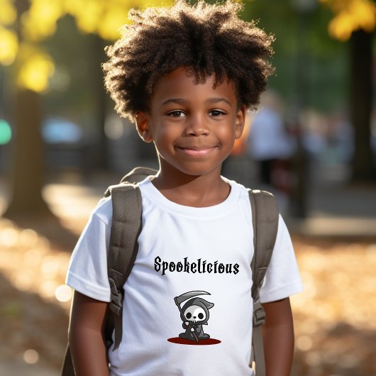 Niedlich Spookelicious Halloween Grim Sensenmann T-Shirt