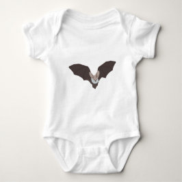 Niedlich Spooky Bat Illustration Baby Strampler