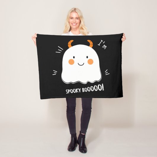 Niedlich Spooky Boo Demon Ghost Fleecedecke (Beispiel)