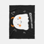 Niedlich Spooky Boo Demon Ghost Fleecedecke (Vorderseite)