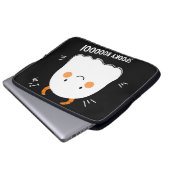 Niedlich Spooky Boo Demon Ghost Laptopschutzhülle (Vorne Knopf)