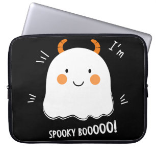 Niedlich Spooky Boo Demon Ghost Laptopschutzhülle