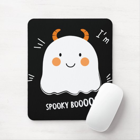 Niedlich Spooky Boo Demon Ghost Mousepad (Mit Mouse)