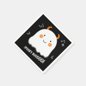 Niedlich Spooky Boo Demon Ghost Serviette (Ecke)