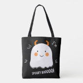 Niedlich Spooky Boo Demon Ghost Tasche (Rückseite)
