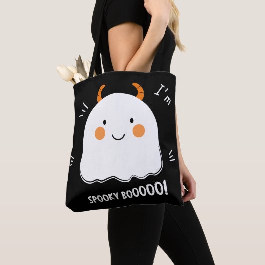 Niedlich Spooky Boo Demon Ghost Tasche (Von Nahem)