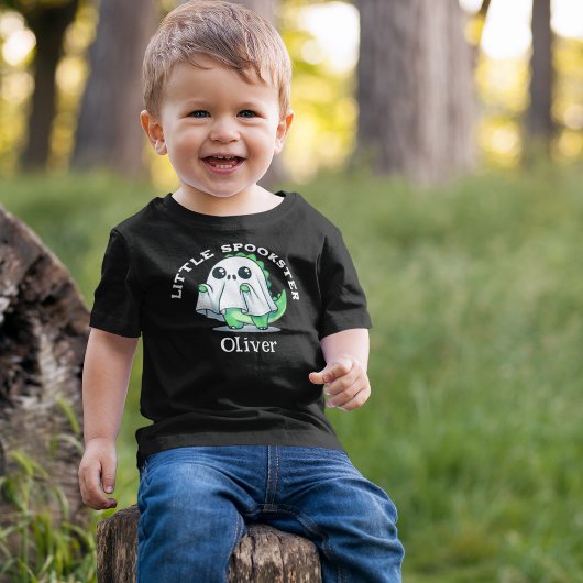 Niedlich, Spooky Dinosaurier, Individuelle Name, H Baby T-shirt