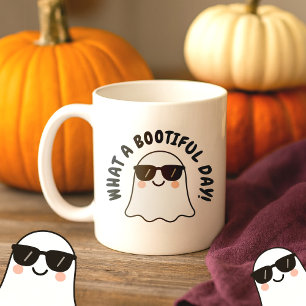Niedlich Spooky Funny Little Ghost Playful Hallowe Kaffeetasse