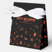 Niedlich Spooky Ghost Black Orange Halloween Geschenkschachtel (Vorderseite)