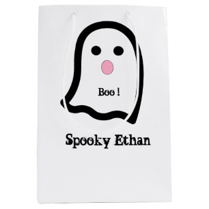 Niedlich Spooky Ghost Boo Mittlere Geschenktüte