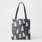 Niedlich Spooky Ghost Halloween Muster Tasche (Vorderseite)