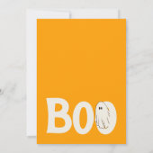 Niedlich Spooky Ghost Halloween Teen Geburtstag Einladung (Rückseite)