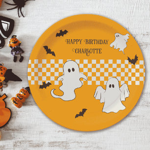 Niedlich Spooky Ghost Halloween Teen Geburtstag Pappteller