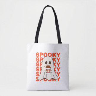 Niedlich Spooky Ghost Halloween Tote Bag Tasche