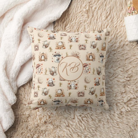 Niedlich Spooky Ghosts Whimsical Kissen (Decke)