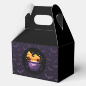 Niedlich Spooky Halloween Cauldron Babydusche Geschenkschachtel (Rückseite)