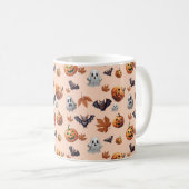 Niedlich Spooky Halloween Fall Kaffeetasse (VorderseiteRechts)