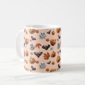 Niedlich Spooky Halloween Fall Kaffeetasse (Vorderseite Links)