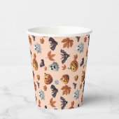 Niedlich Spooky Halloween Fall Pappbecher (Links)