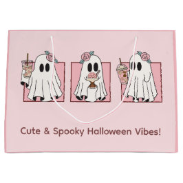 Niedlich & Spooky Halloween-Geschenktasche - Kawai Große Geschenktüte