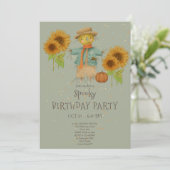 Niedlich Spooky Halloween Kindergeburtstag Einladu Einladung (Stehend Vorderseite)