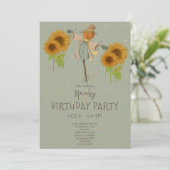 Niedlich Spooky Halloween Kindergeburtstag Einladu Einladung (Stehend Vorderseite)