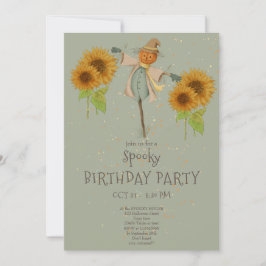 Niedlich Spooky Halloween Kindergeburtstag Einladu Einladung