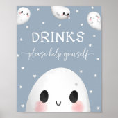 Niedlich Spooky One Halloween Drinks signieren Poster (Vorne)