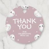 Niedlich Spooky One Halloween Girl 1. Geburtstag Geschenkanhänger (Vorderseite)